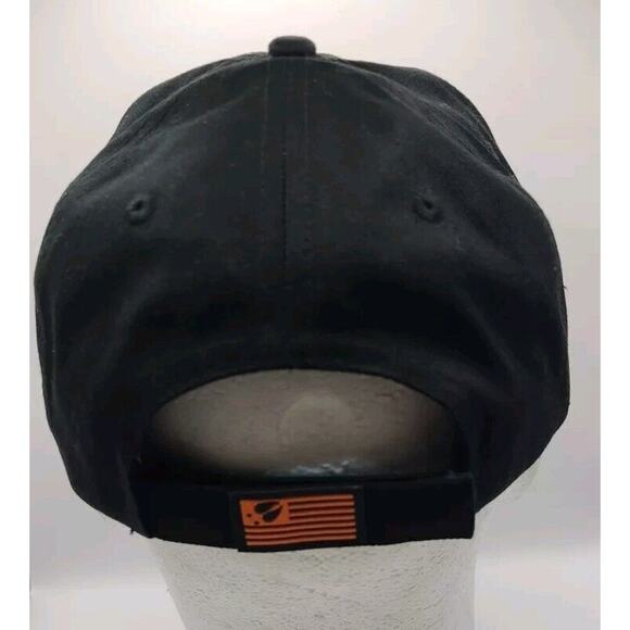 Whitetails Unlimited Strapback Baseball Cap Black Patch Embroidered NEW NWOT‎ - Picture 3 of 7